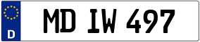 Truck License Plate